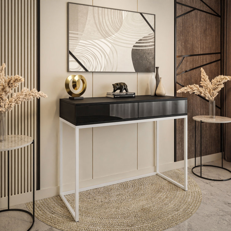 Latitude Run Lesovsky 100cm Console Table Wayfair.co.uk